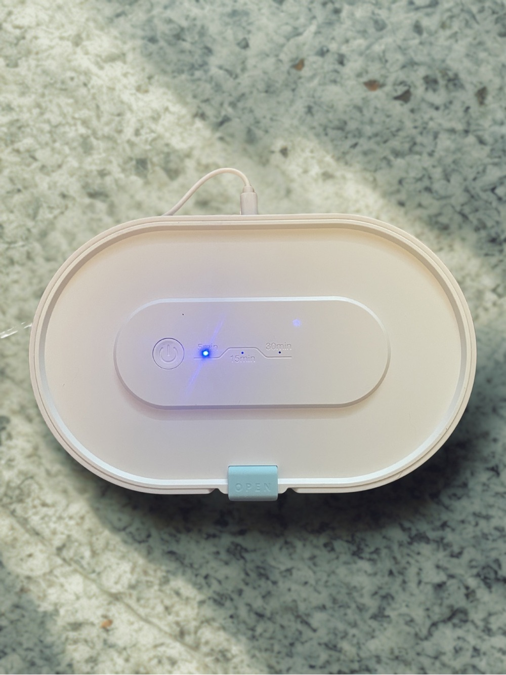 NUVOMED UV Sterilizer Box Portable 360 Cleaning for Phones Masks Jewelry Watches - Picture 6 of 13